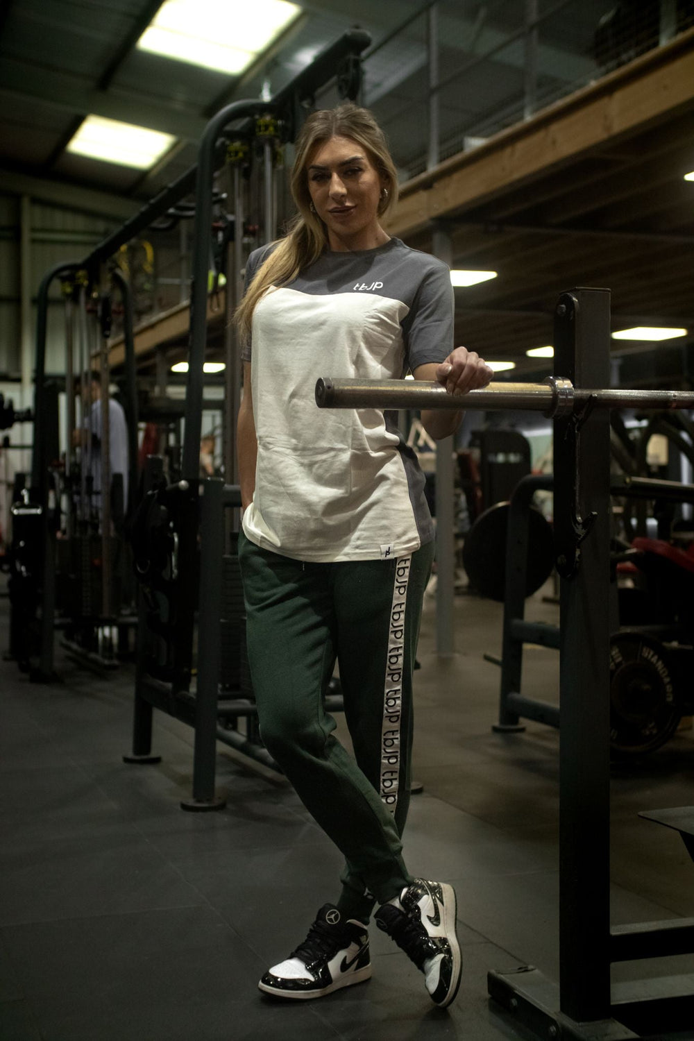 Deep Green Side Panel Joggers