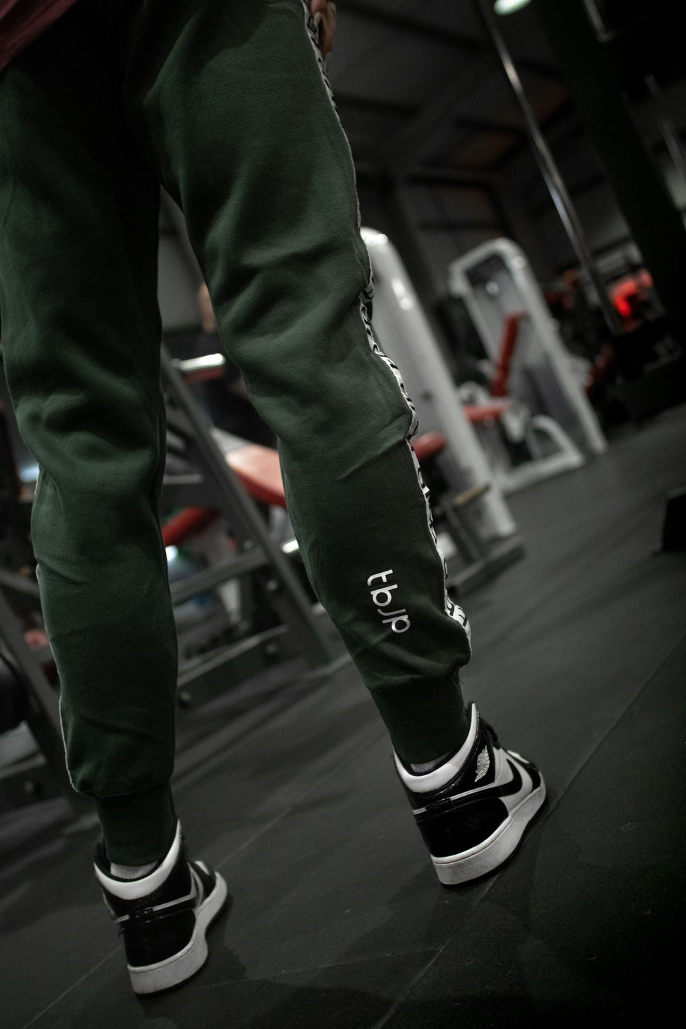 Deep Green Side Panel Joggers